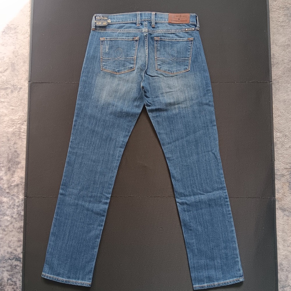 Lucky Brand Sofia Straight Jeans Womens 6/28 *measures 30 Blue NWT Ankle 7WC1015 - Picture 7 of 14